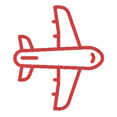 wired outline 490 plane aircraft hover pinch